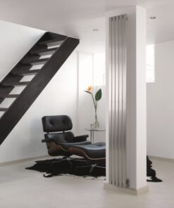 Edelstahl design heizkörper vertikal canti küche wohnzimmer wohnraum heizung
