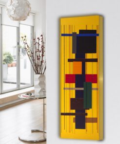 design heizkörper vertikal küche wohnzimmer wohnraum heizung abstrakt