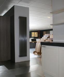 Edelstahl design heizkörper vertikal talano küche wohnzimmer wohnraum heizung